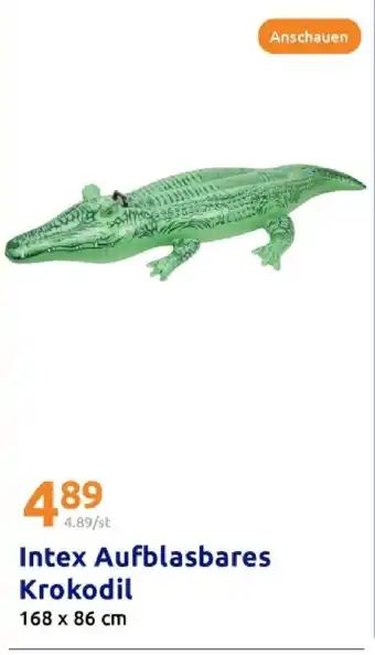Action Intex aufblasbares krokodil Angebot