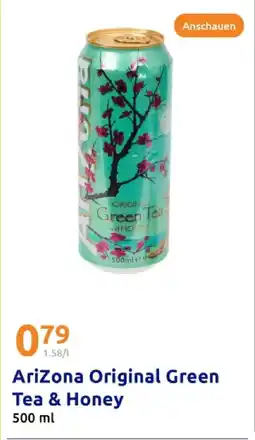 Action Arizona original green tea & honey Angebot