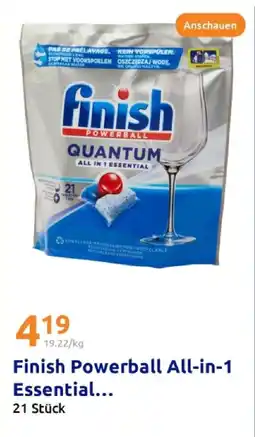 Action Finish powerball quantum all in 1 essential Angebot