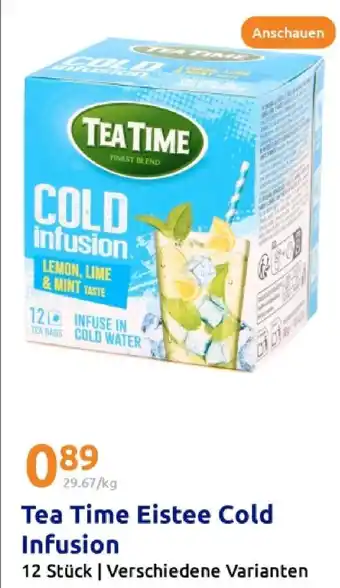 Action Tea time eistee cold infusion Angebot