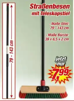 Posten Börse Straßenbesen mit Teleskopstiel Angebot