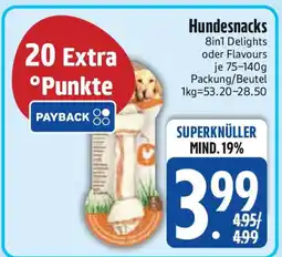 Edeka Hundesnacks 8in1 Delights oder Flavours Angebot