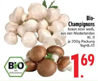 Edeka Bio- Champignons Angebot