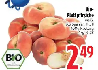 Edeka Bio- Plattpfirsiche Angebot