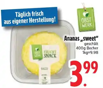Edeka OBST WERK Ananas,,sweet" Angebot