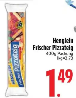 Edeka Henglein Frischer Pizzateig Angebot