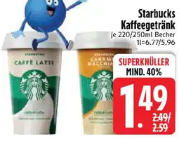 Edeka Starbucks Kaffeegetränk Angebot