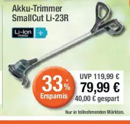 Edeka GARDENA Akku-Trimmer SmallCut Li-23R Angebot