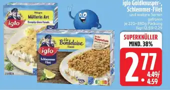 Edeka iglo Goldknusper-, Schlemmer-Filet Angebot