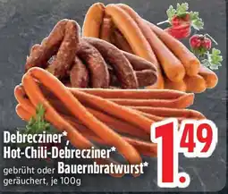 Edeka Debrecziner, Hot-Chili-Debrecziner Angebot