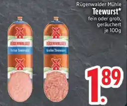 Edeka Rügenwalder Mühle Teewurst Angebot