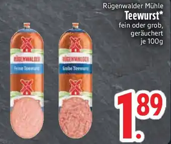 Edeka Rügenwalder Mühle Teewurst Angebot