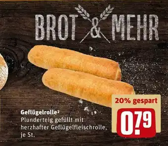 REWE Brot & mehr geflügelrolle Angebot