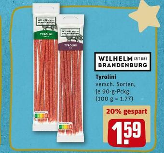 REWE Wilhelm brandenburg tyrolini Angebot