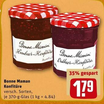 REWE Bonne maman konfitüre Angebot