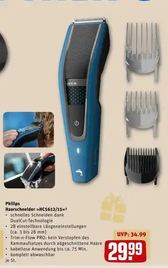 REWE Philips haarschneider »hc5612/15« Angebot