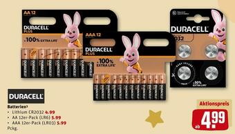 REWE Duracell batterien Angebot