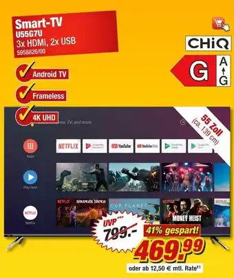 Poco Chiq smart-tv u55g7u Angebot