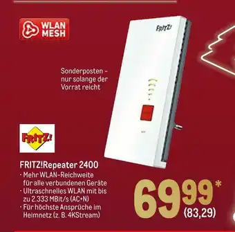 METRO Fritz! repeater 2400 Angebot