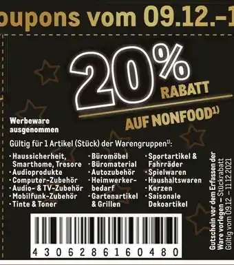 METRO 20 % rabatt Angebot