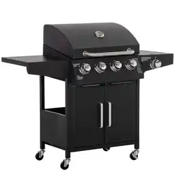 Netto Marken-Discount Outsunny Gasgrill Metall Angebot
