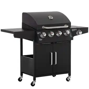 Netto Marken-Discount Outsunny Gasgrill Metall Angebot