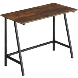 Netto Marken-Discount tectake Schreibtisch, Industrial Style, trapezförmiges Gestell, 100 x 50 x 77 cm Angebot