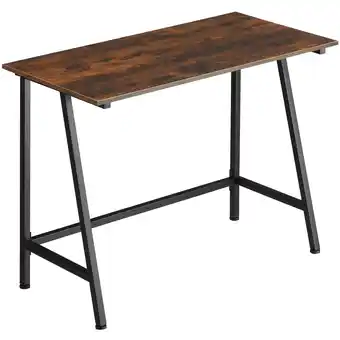 Netto Marken-Discount tectake Schreibtisch, Industrial Style, trapezförmiges Gestell, 100 x 50 x 77 cm Angebot