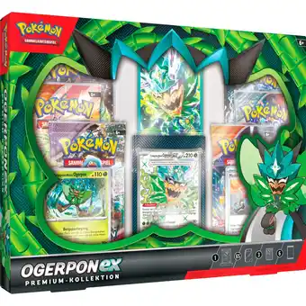 Netto Marken-Discount Pokemon Sammelkarten Pokémon-TCG: Ogerpon-ex Premium-Kollektion Angebot