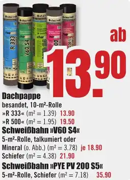 B1 Discount Baumarkt Dachpappe Angebot