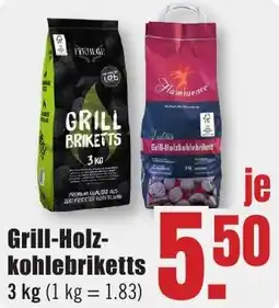 B1 Discount Baumarkt Grill-Holzkohlebriketts Angebot