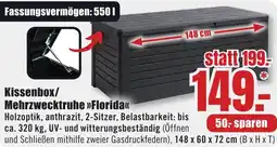 B1 Discount Baumarkt Kissenbox/ Mehrzwecktruhe Florida Angebot