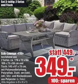 B1 Discount Baumarkt Eck-Lounge Elli Angebot