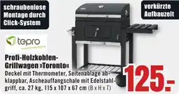 B1 Discount Baumarkt Tepro Profi-Holzkohlen Grillwagen Toronto Angebot