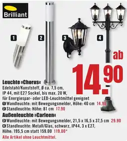 B1 Discount Baumarkt Brilliant Leuchte Chorus Angebot