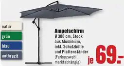 B1 Discount Baumarkt Ampelschirm Angebot