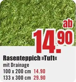 B1 Discount Baumarkt Rasenteppich Tuft Angebot