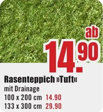B1 Discount Baumarkt Rasenteppich Tuft Angebot