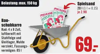 B1 Discount Baumarkt Bauschubkarre Angebot