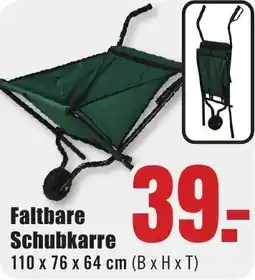 B1 Discount Baumarkt Faltbare Schubkarre Angebot