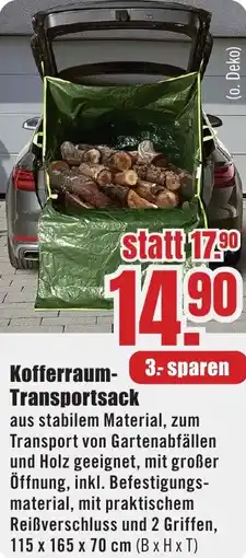 B1 Discount Baumarkt Kofferraum Transportsack Angebot