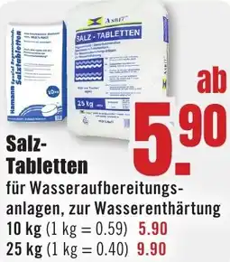 B1 Discount Baumarkt Salz Tabletten Angebot