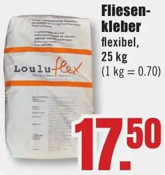 B1 Discount Baumarkt Fliesenkleber Angebot
