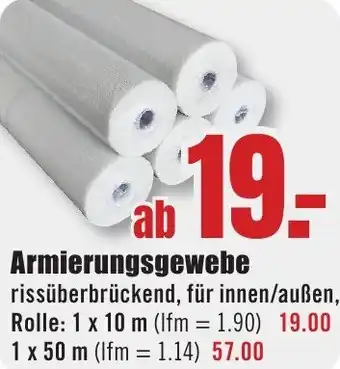 B1 Discount Baumarkt Armierungsgewebe Angebot