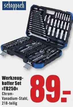 B1 Discount Baumarkt Scheppach Werkzeugkoffer Set TB250 Angebot