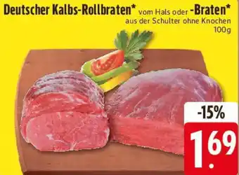Edeka Deutscher Kalbs-Rollbraten oder Braten Angebot