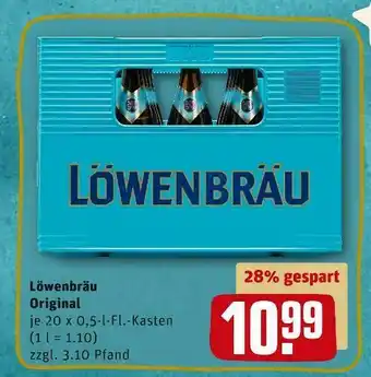 REWE Löwenbräu original Angebot