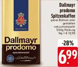 E-Center Dallmayr prodomo Spitzenkaffee Angebot