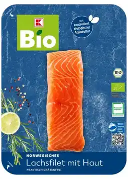 Kaufland K-Bio Bio-Lachsfilet mit Haut Angebot