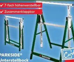 Kaufland Parkside Höhenverstellbarer Unterstellbock Angebot